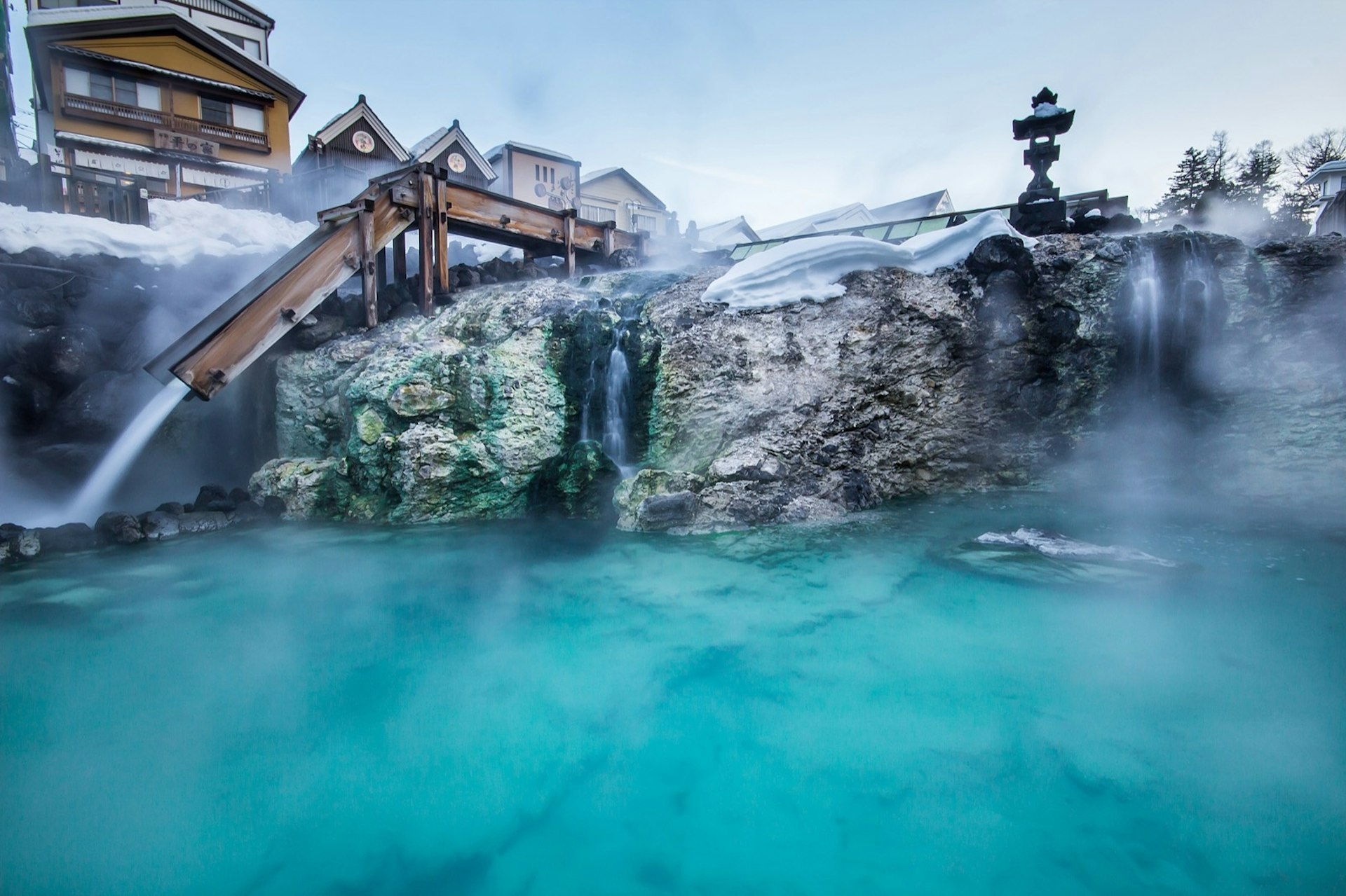 Gunma Kusatsu Onsen - one of Japan's most famous hot spring resorts in Winter